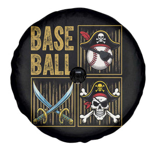 Funny Pirate Skeleton Baseball Spare Tire Cover Sports Lover Gifts TS12 Print Your Wear