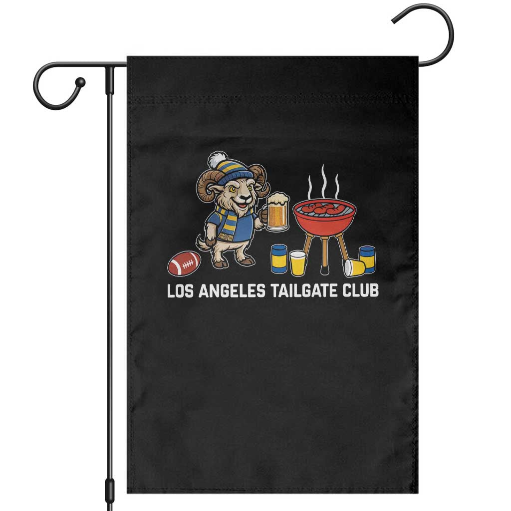 Funny Los Angeles Tailgate Club Garden Flag Game Day BBQ Ram Fan TS12 Black Print Your Wear