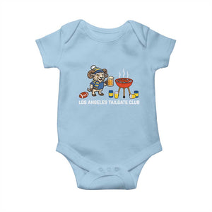 Funny Los Angeles Tailgate Club Baby Onesie Game Day BBQ Ram Fan