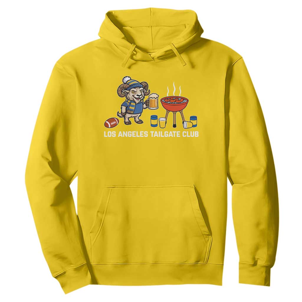 Funny Los Angeles Tailgate Club Hoodie Game Day BBQ Ram Fan