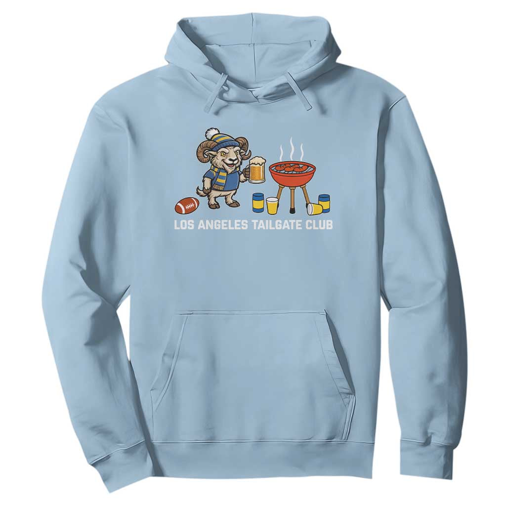 Funny Los Angeles Tailgate Club Hoodie Game Day BBQ Ram Fan