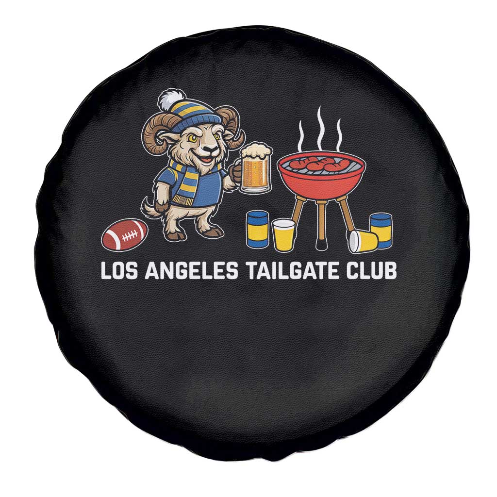 Funny Los Angeles Tailgate Club Spare Tire Cover Game Day BBQ Ram Fan
