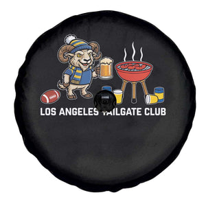 Funny Los Angeles Tailgate Club Spare Tire Cover Game Day BBQ Ram Fan