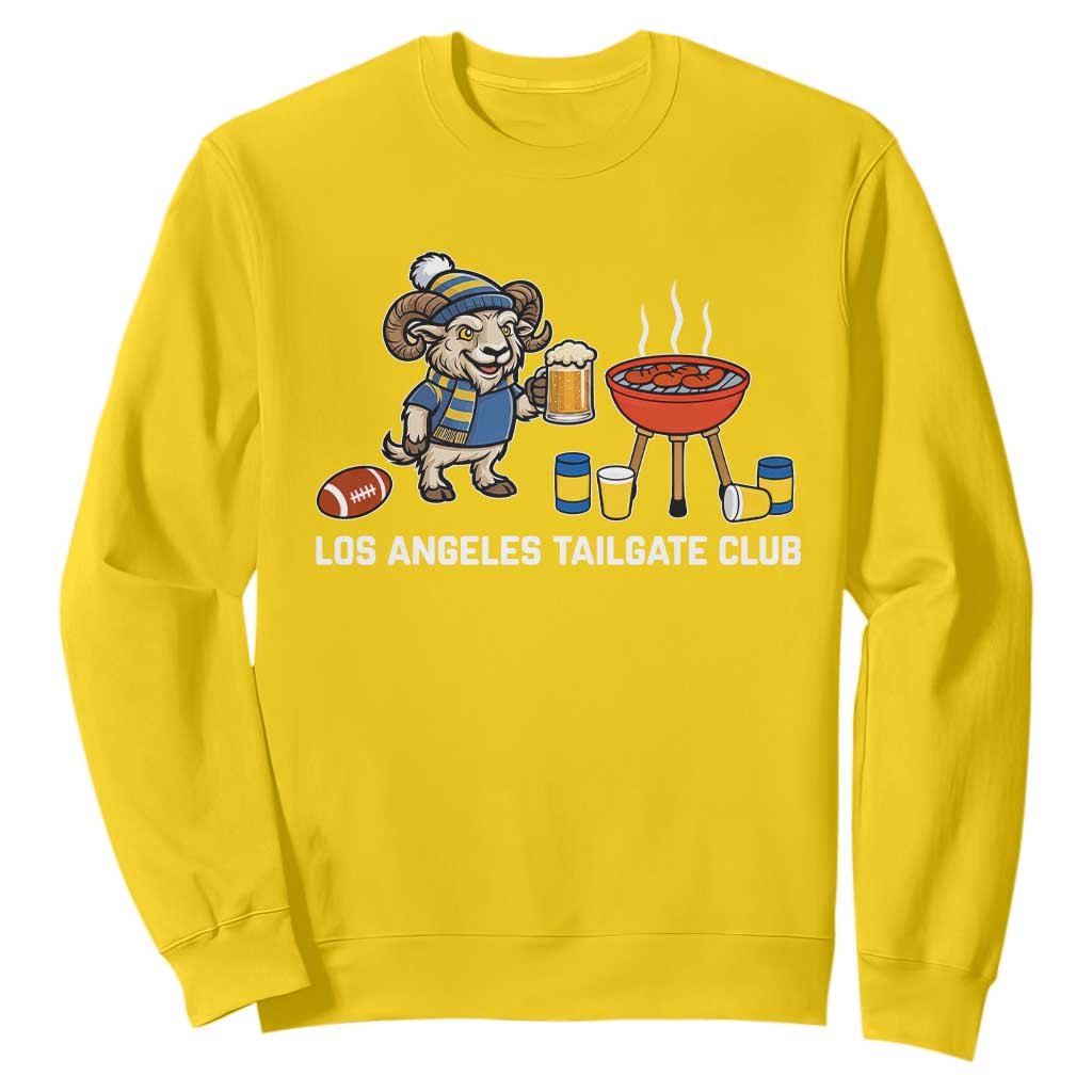 Funny Los Angeles Tailgate Club Sweatshirt Game Day BBQ Ram Fan