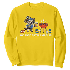 Funny Los Angeles Tailgate Club Sweatshirt Game Day BBQ Ram Fan