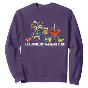 Funny Los Angeles Tailgate Club Sweatshirt Game Day BBQ Ram Fan