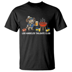 Funny Los Angeles Tailgate Club T Shirt Game Day BBQ Ram Fan