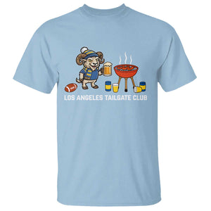 Funny Los Angeles Tailgate Club T Shirt Game Day BBQ Ram Fan