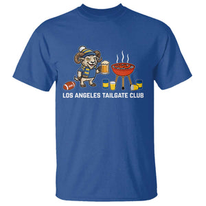 Funny Los Angeles Tailgate Club T Shirt Game Day BBQ Ram Fan