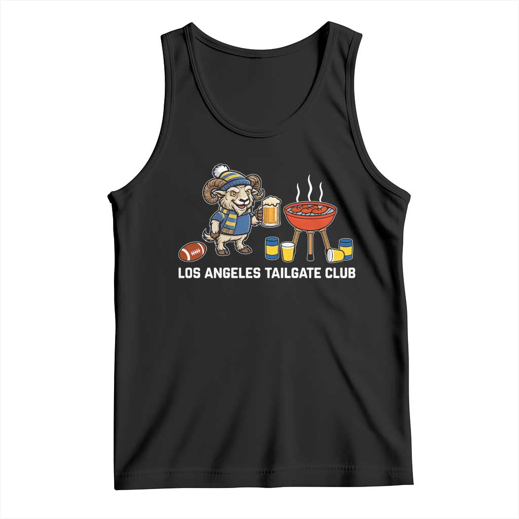 Funny Los Angeles Tailgate Club Tank Top Game Day BBQ Ram Fan TS12 Black Print Your Wear