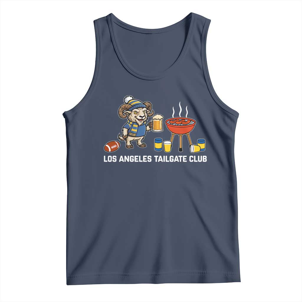 Funny Los Angeles Tailgate Club Tank Top Game Day BBQ Ram Fan