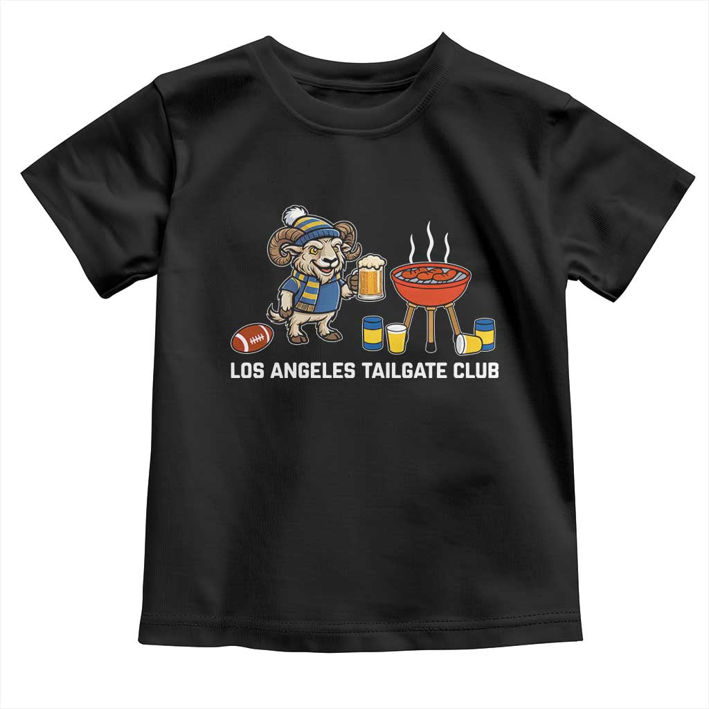 Funny Los Angeles Tailgate Club Toddler T Shirt Game Day BBQ Ram Fan