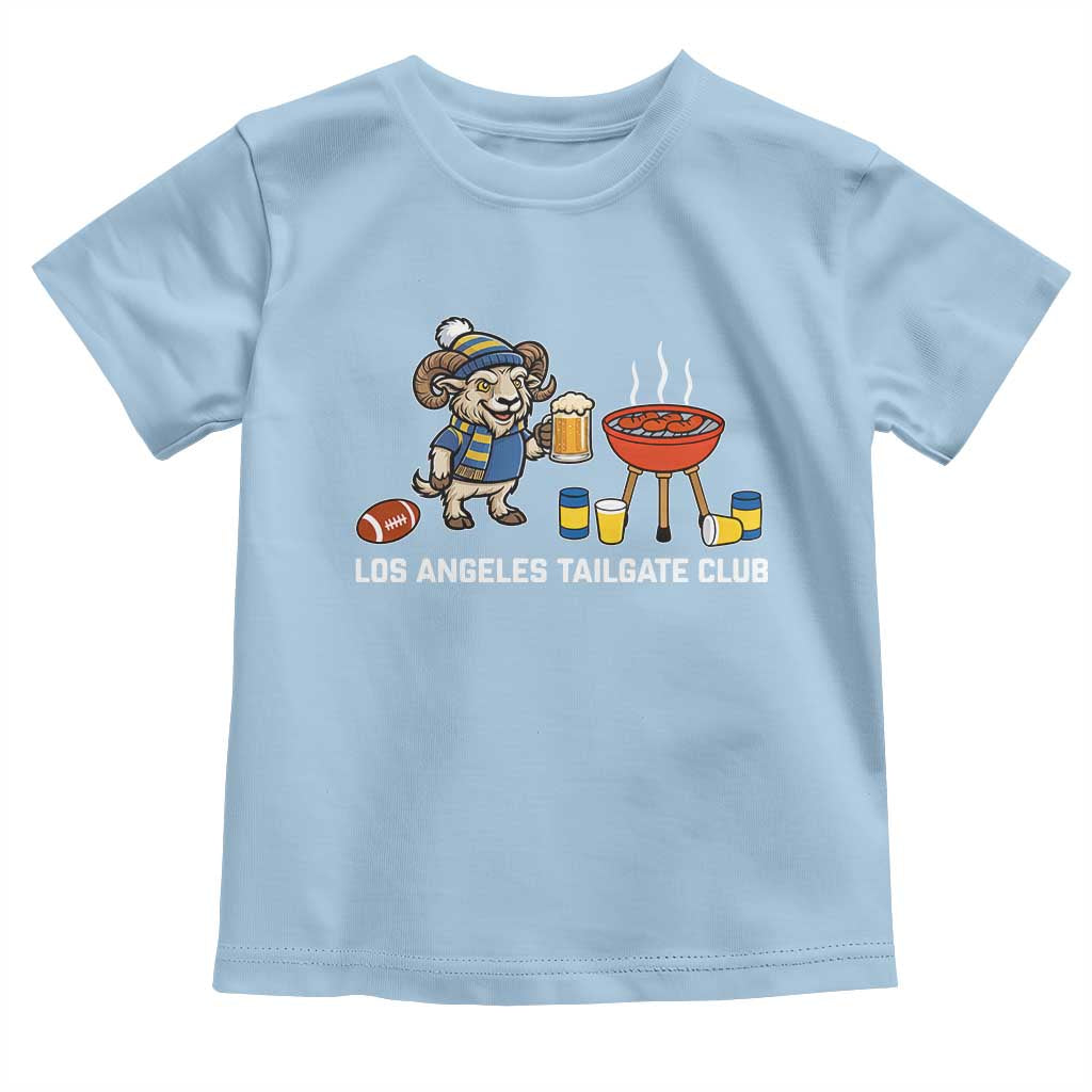 Funny Los Angeles Tailgate Club Toddler T Shirt Game Day BBQ Ram Fan