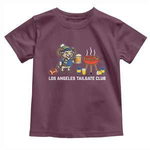 Funny Los Angeles Tailgate Club Toddler T Shirt Game Day BBQ Ram Fan