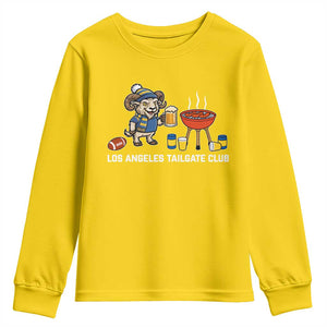 Funny Los Angeles Tailgate Club Youth Sweatshirt Game Day BBQ Ram Fan