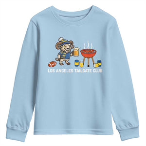 Funny Los Angeles Tailgate Club Youth Sweatshirt Game Day BBQ Ram Fan