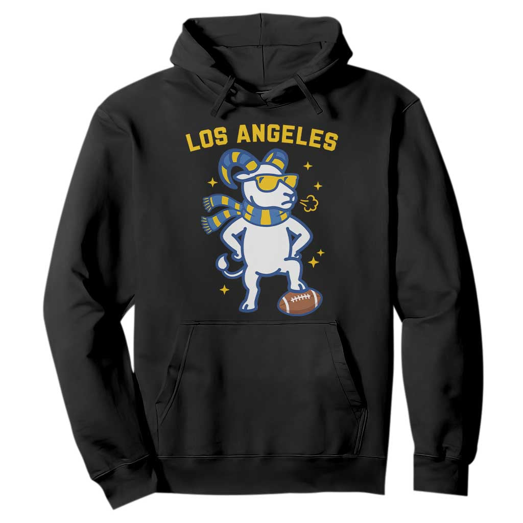 Cool Ram Football Fan Hoodie Royal Blue And Gold Pride