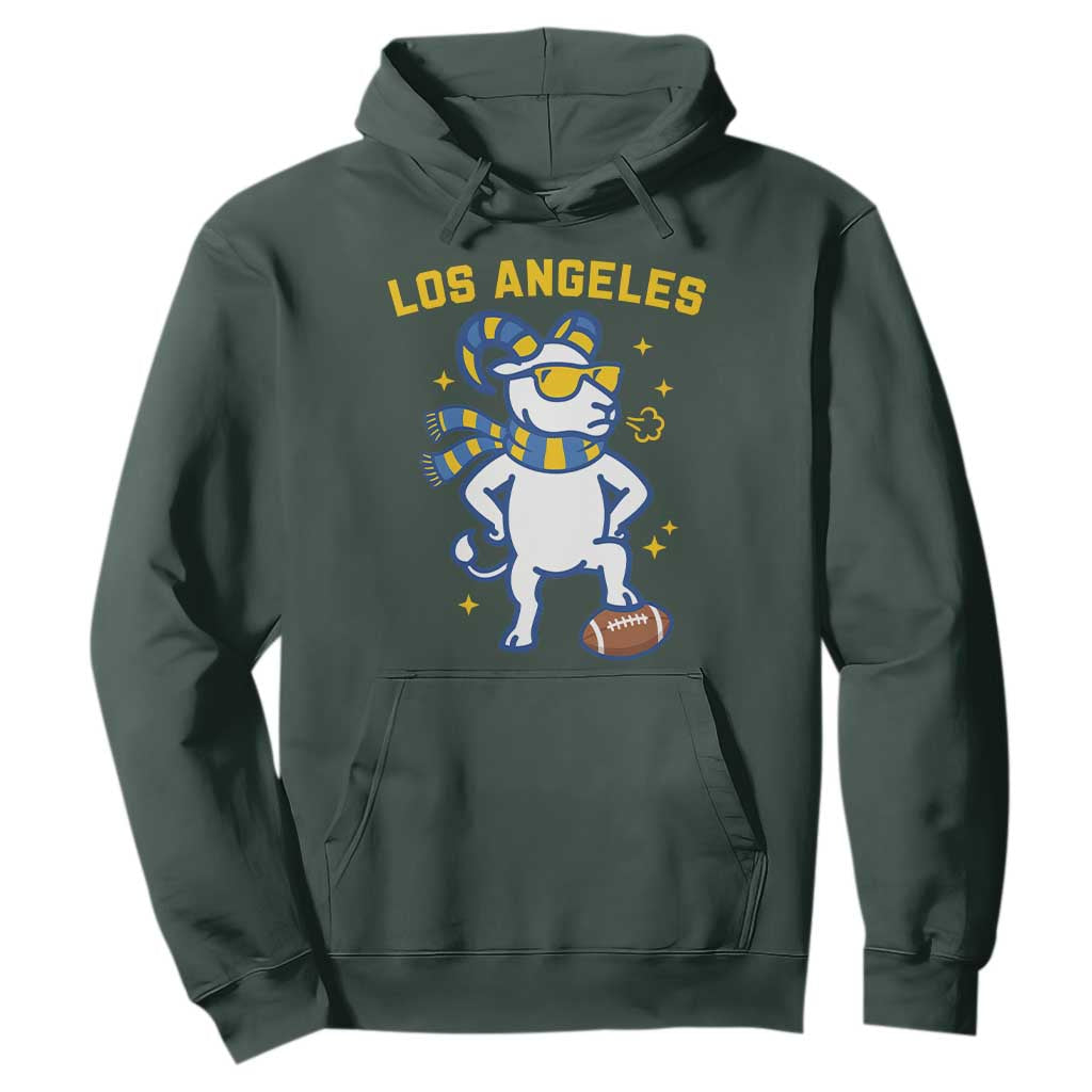 Cool Ram Football Fan Hoodie Royal Blue And Gold Pride
