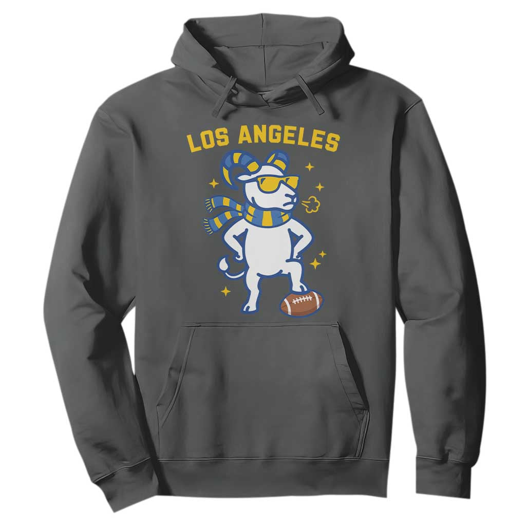 Cool Ram Football Fan Hoodie Royal Blue And Gold Pride