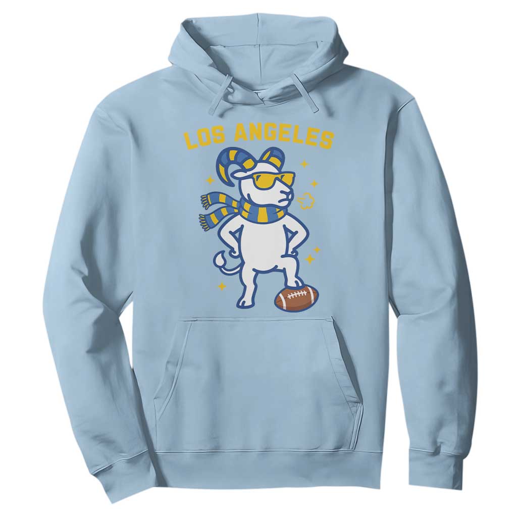 Cool Ram Football Fan Hoodie Royal Blue And Gold Pride