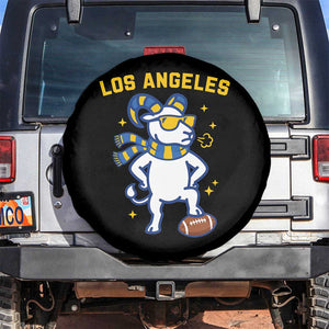 Cool Ram Football Fan Spare Tire Cover Royal Blue And Gold Pride