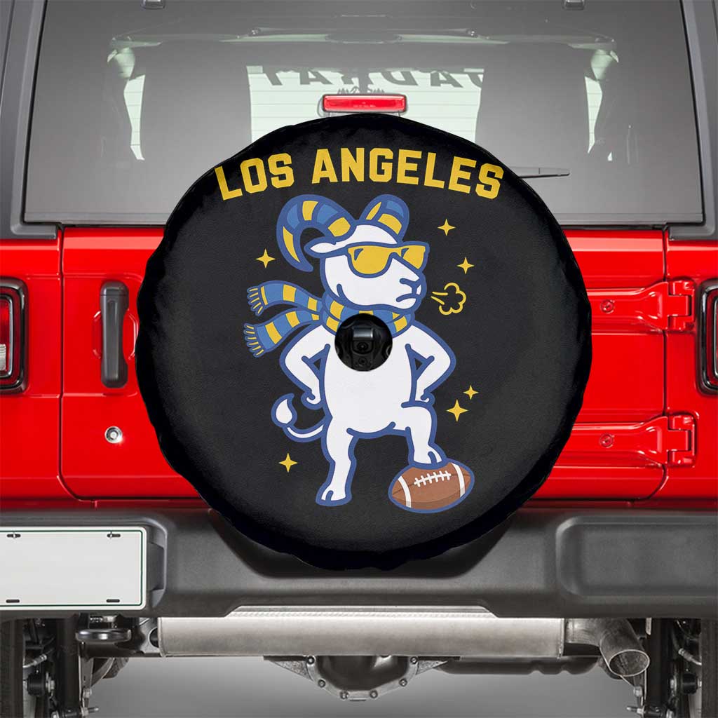 Cool Ram Football Fan Spare Tire Cover Royal Blue And Gold Pride