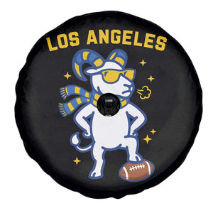 Cool Ram Football Fan Spare Tire Cover Royal Blue And Gold Pride
