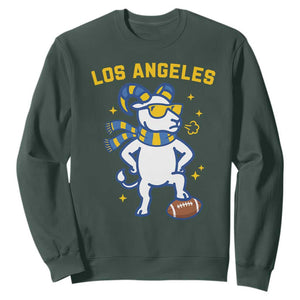 Cool Ram Football Fan Sweatshirt Royal Blue And Gold Pride