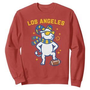 Cool Ram Football Fan Sweatshirt Royal Blue And Gold Pride