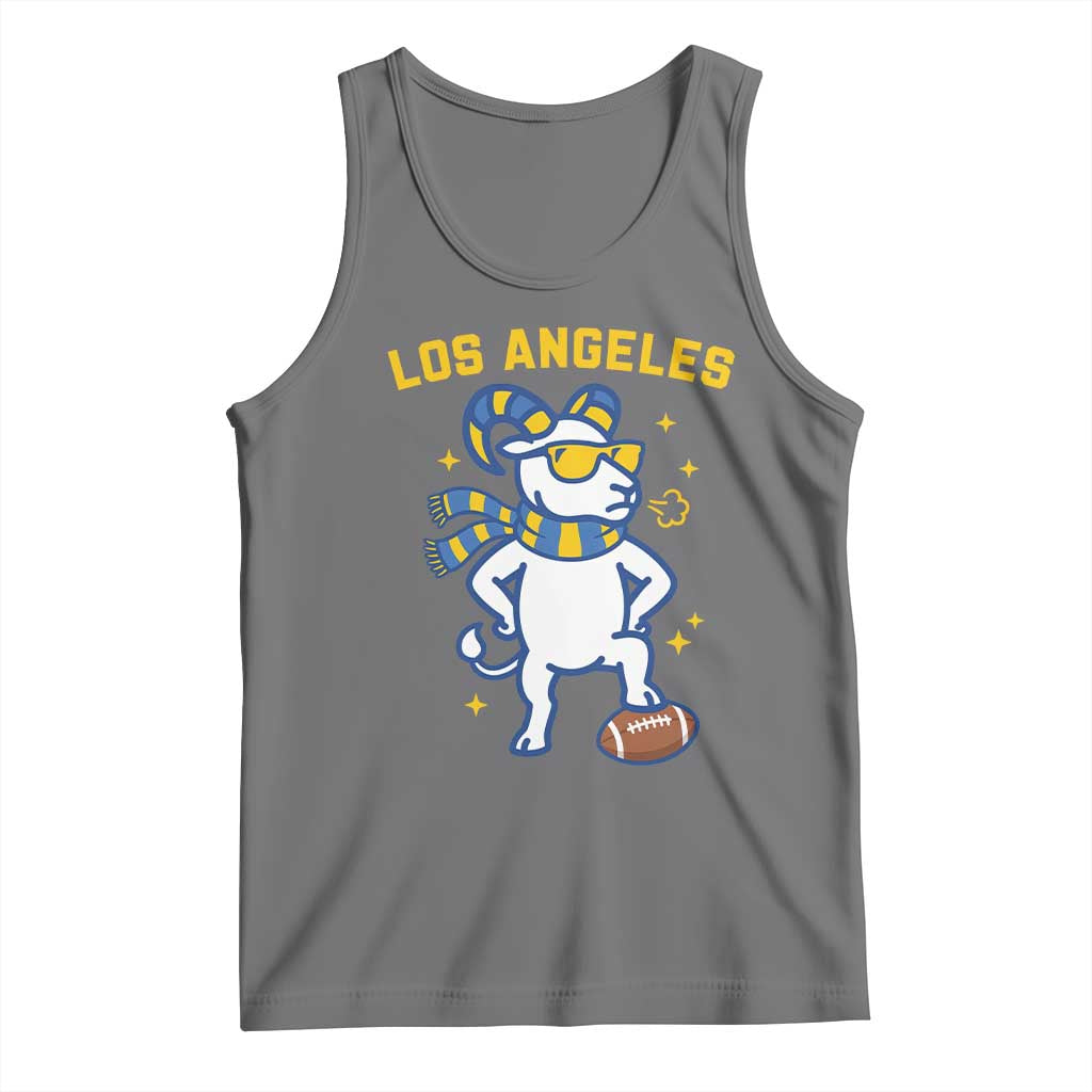 Cool Ram Football Fan Tank Top Royal Blue And Gold Pride