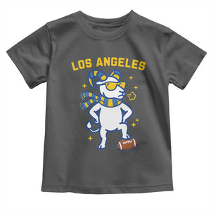 Cool Ram Football Fan Toddler T Shirt Royal Blue And Gold Pride