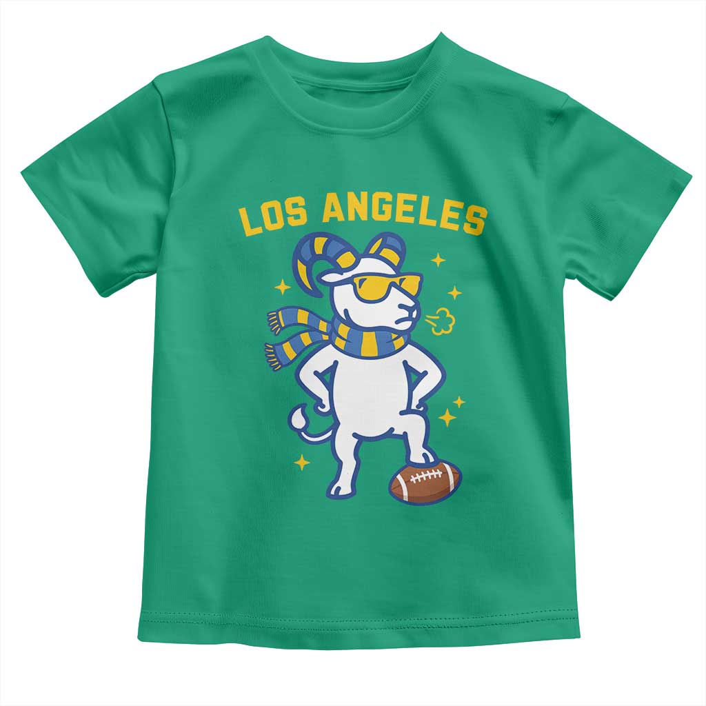 Cool Ram Football Fan Toddler T Shirt Royal Blue And Gold Pride