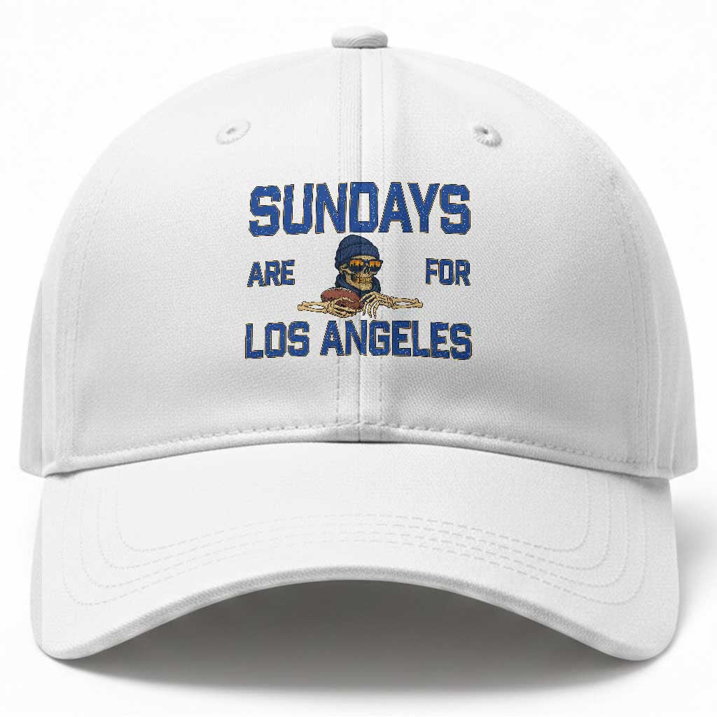 Sundays Are For Los Angeles Baseball Cap Skeleton Game Day Sports Fan TS12 Print Your Wear