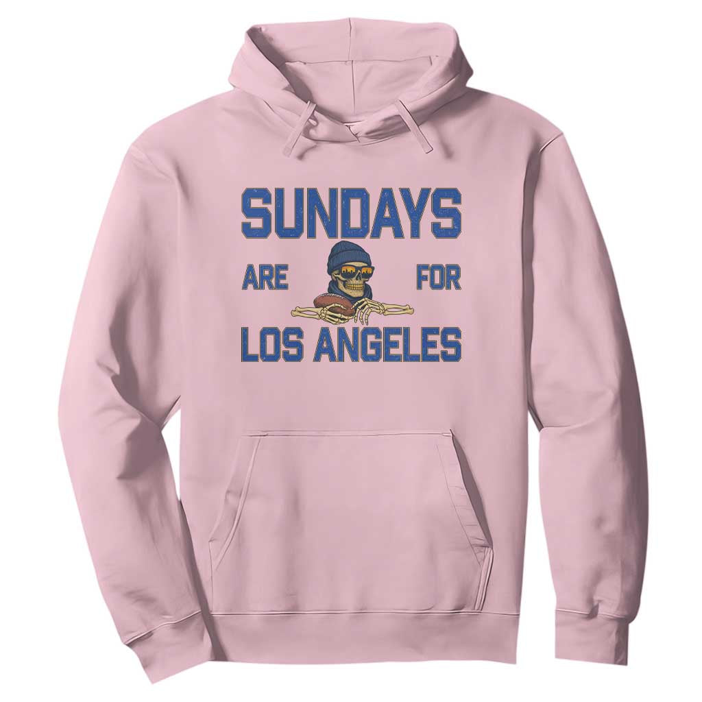 Sundays Are For Los Angeles Hoodie Skeleton Game Day Sports Fan