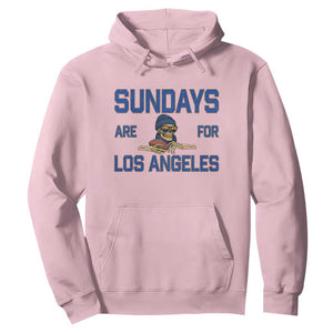 Sundays Are For Los Angeles Hoodie Skeleton Game Day Sports Fan