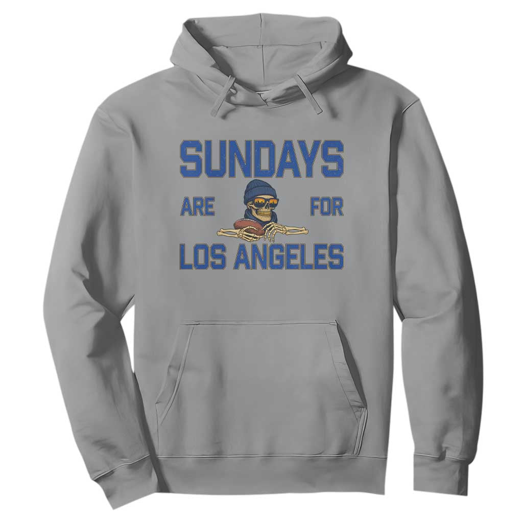 Sundays Are For Los Angeles Hoodie Skeleton Game Day Sports Fan