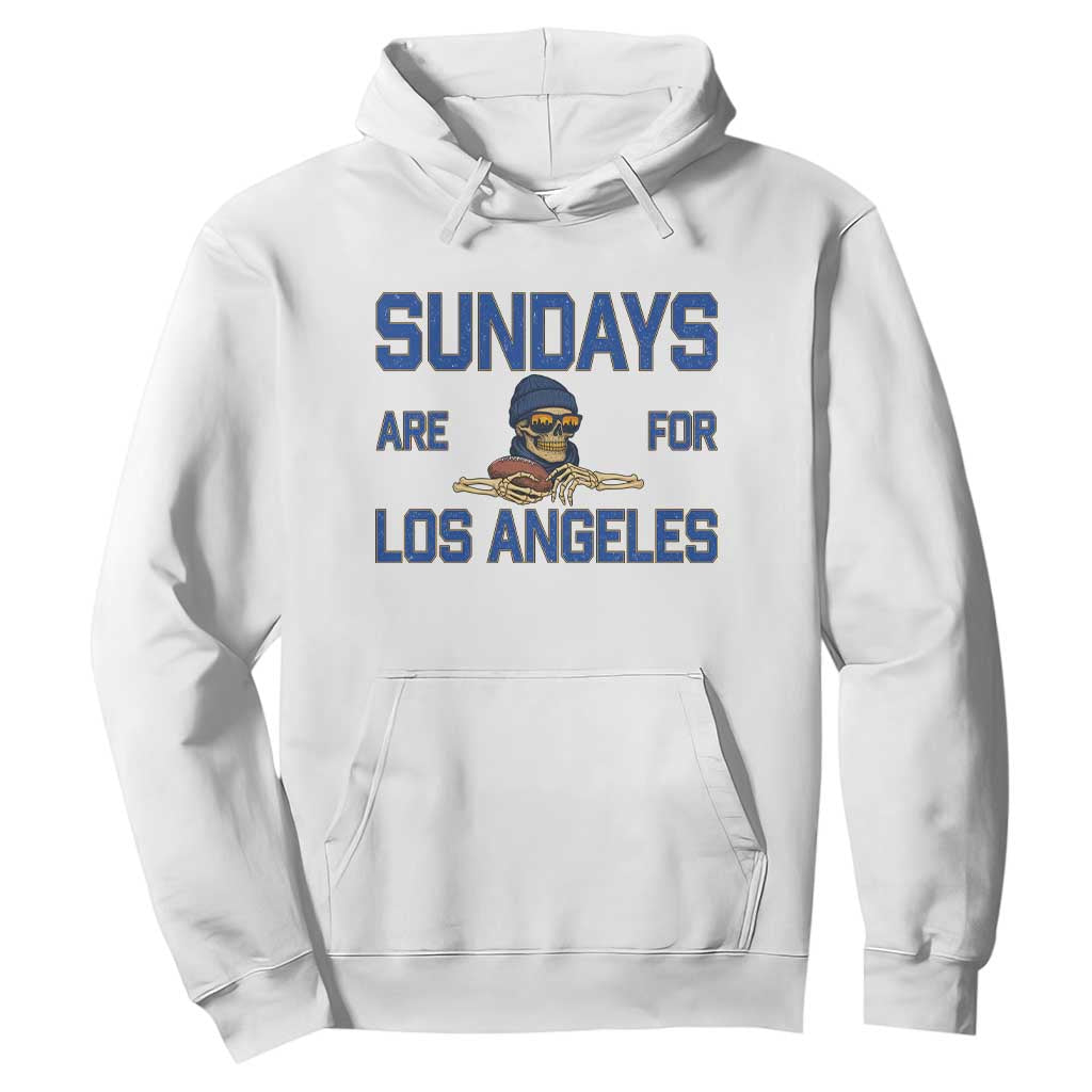 Sundays Are For Los Angeles Hoodie Skeleton Game Day Sports Fan