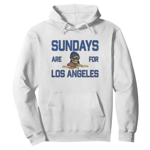 Sundays Are For Los Angeles Hoodie Skeleton Game Day Sports Fan