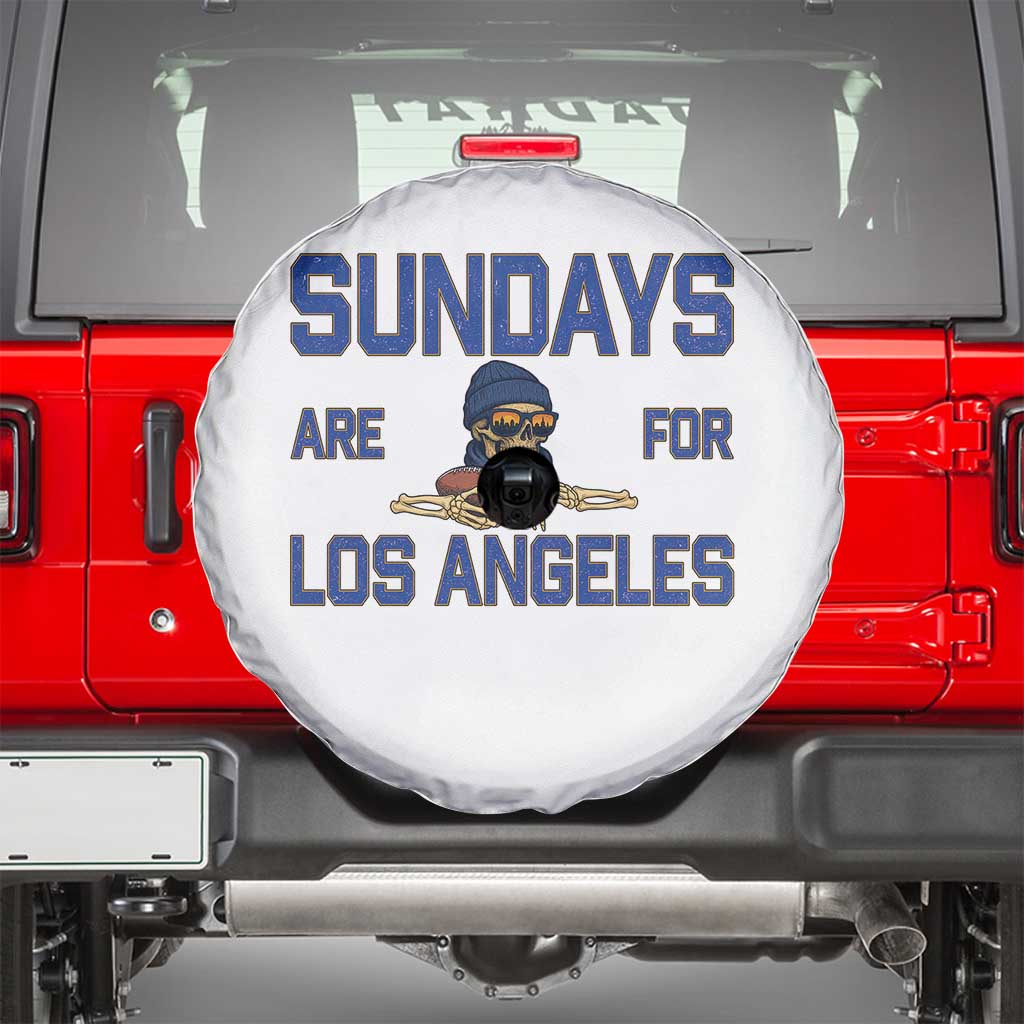 Sundays Are For Los Angeles Spare Tire Cover Skeleton Game Day Sports Fan