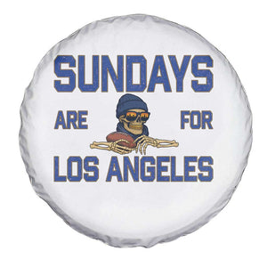 Sundays Are For Los Angeles Spare Tire Cover Skeleton Game Day Sports Fan