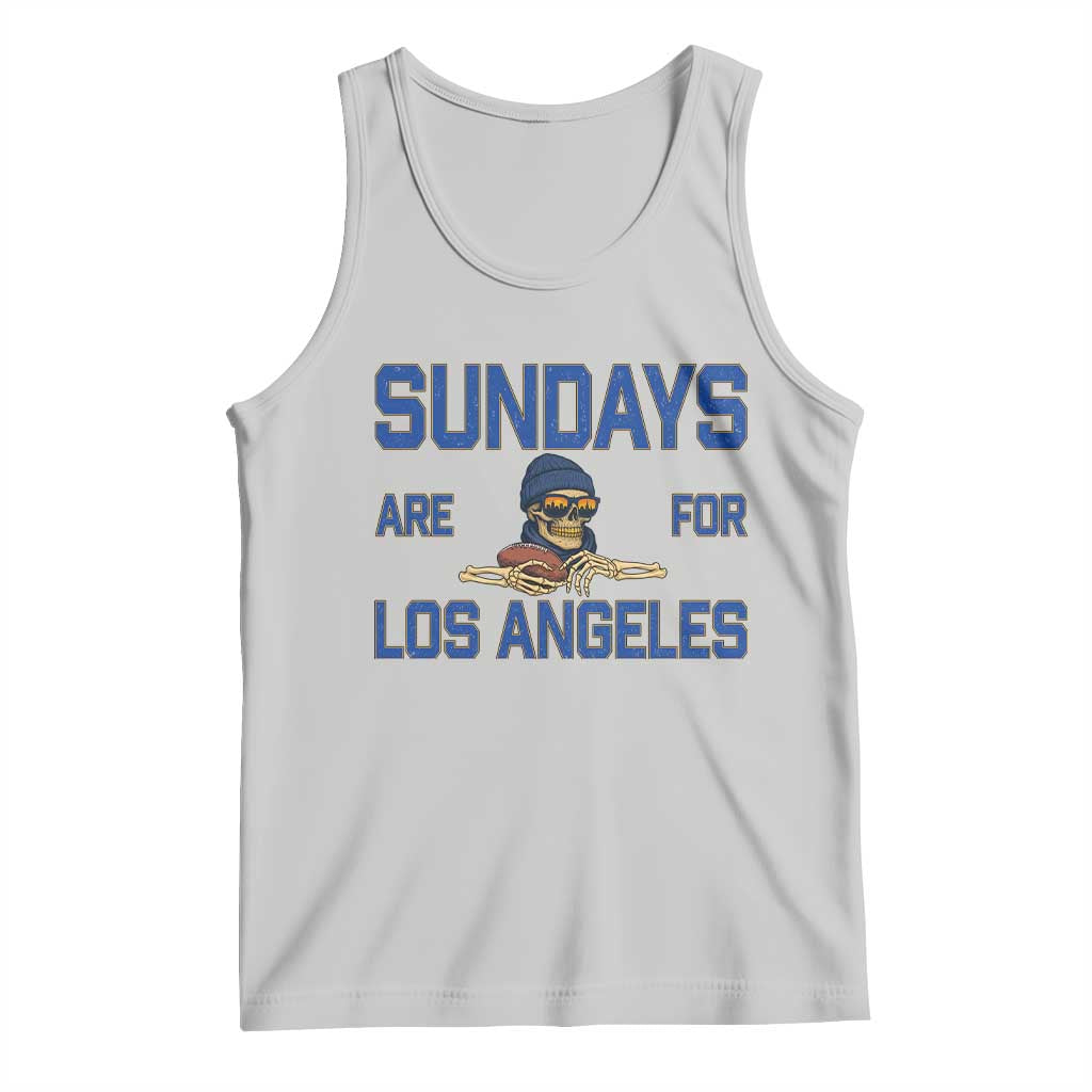 Sundays Are For Los Angeles Tank Top Skeleton Game Day Sports Fan