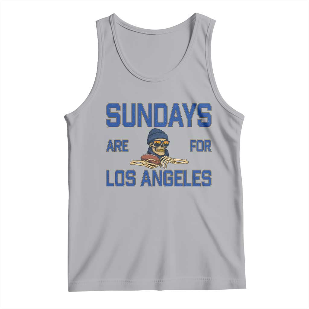 Sundays Are For Los Angeles Tank Top Skeleton Game Day Sports Fan