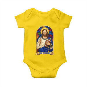 Los Angeles Jesus Game Day Faith Baby Onesie Christian Sports Fan Pride