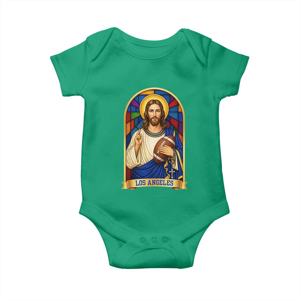 Los Angeles Jesus Game Day Faith Baby Onesie Christian Sports Fan Pride