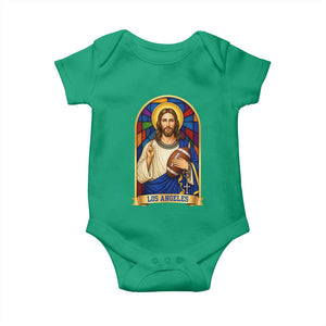 Los Angeles Jesus Game Day Faith Baby Onesie Christian Sports Fan Pride