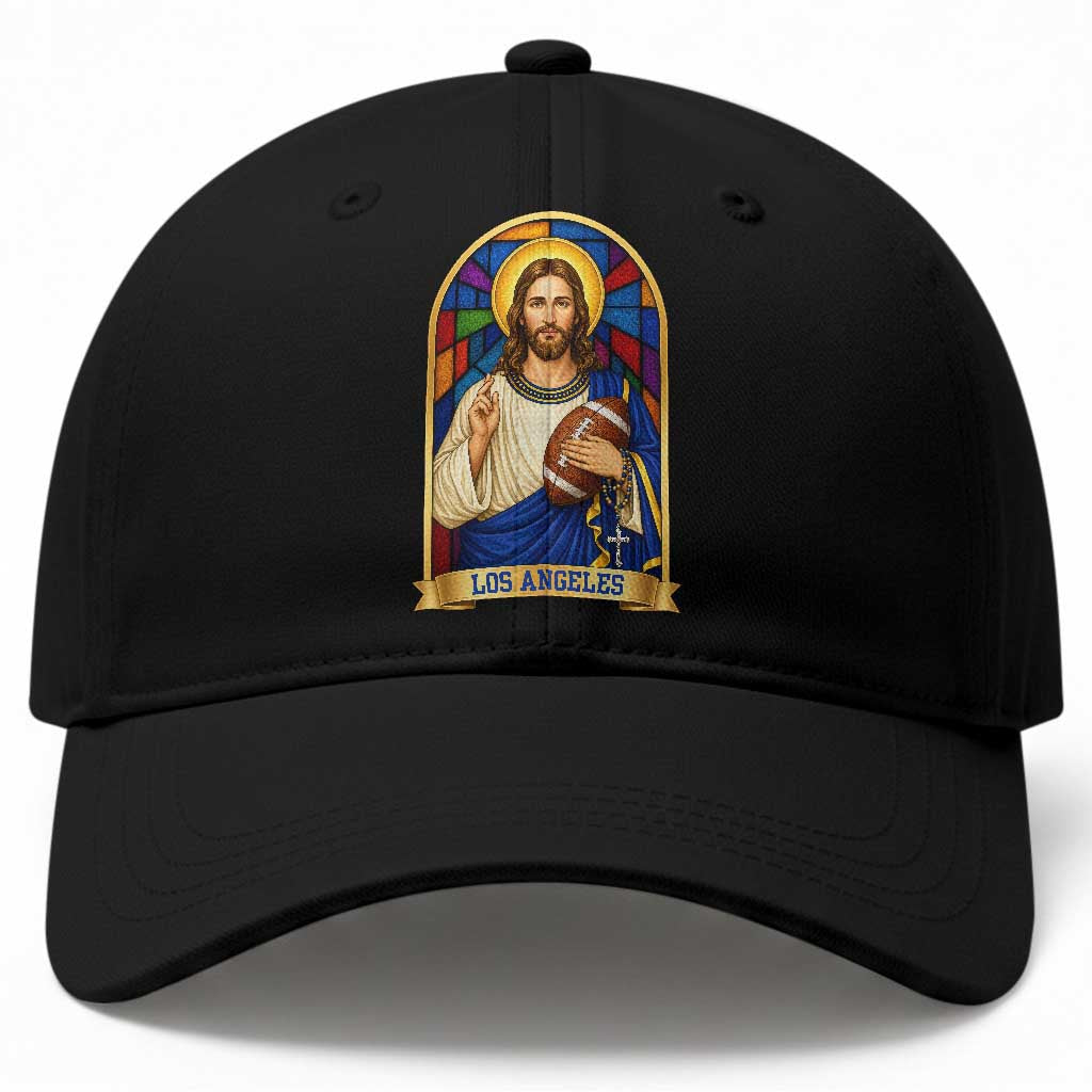 Los Angeles Jesus Game Day Faith Baseball Cap Christian Sports Fan Pride TS12 Print Your Wear