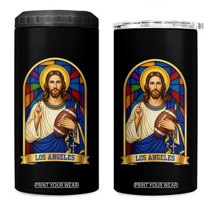 Los Angeles Jesus Game Day Faith 4 in 1 Can Cooler Tumbler Christian Sports Fan Pride