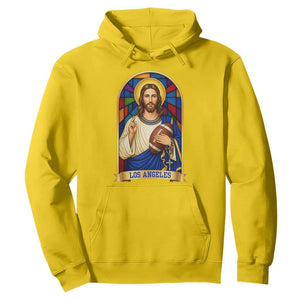 Los Angeles Jesus Game Day Faith Hoodie Christian Sports Fan Pride