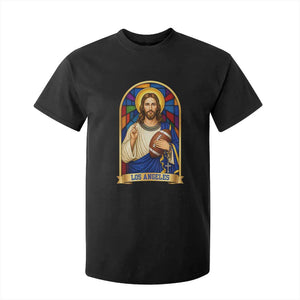Los Angeles Jesus Game Day Faith T Shirt For Kid Christian Sports Fan Pride