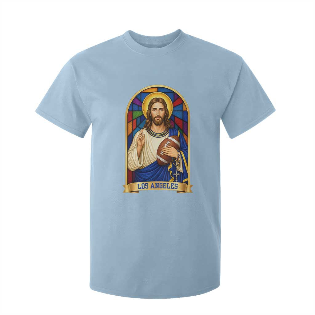 Los Angeles Jesus Game Day Faith T Shirt For Kid Christian Sports Fan Pride